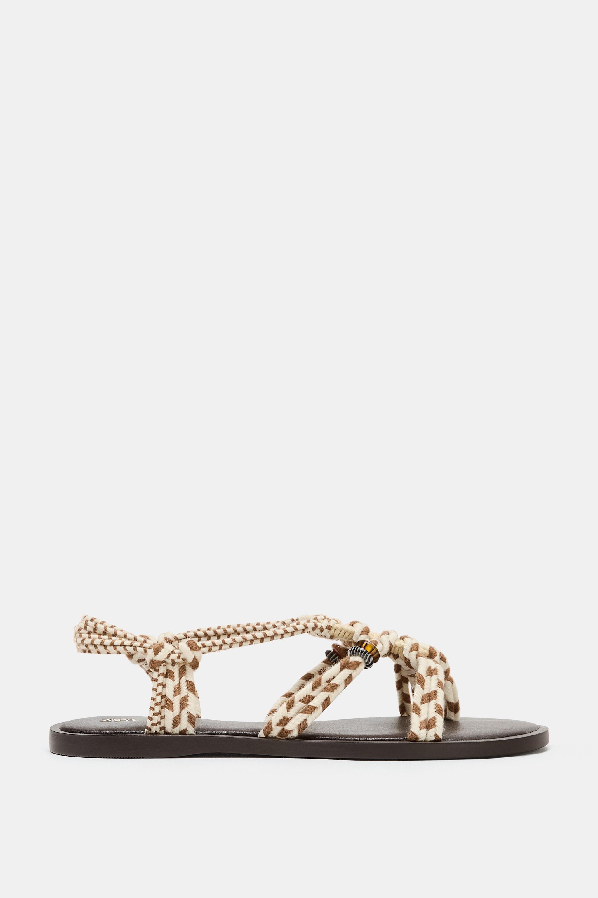 STRAPPY FLAT SANDALS